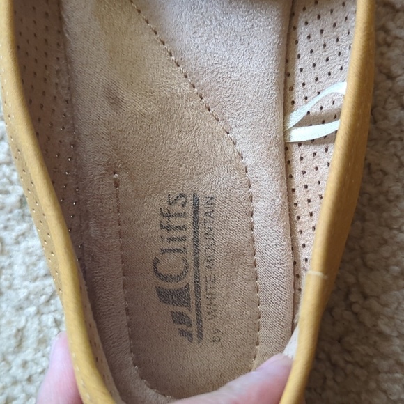 Cliffs by White Mountain Mustard Yellow Slip On Loafers - Picture 8 of 13
